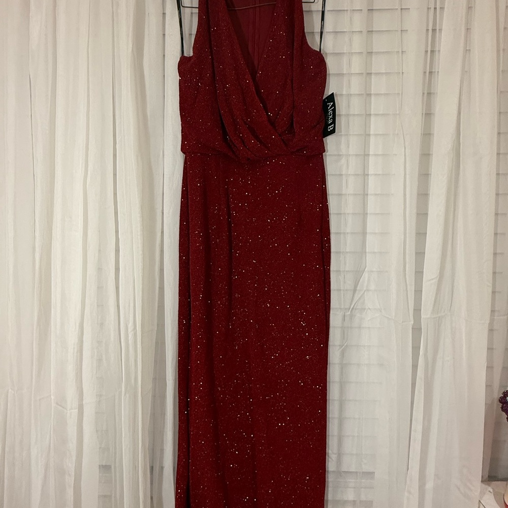 Red Glittery Elegant Dress